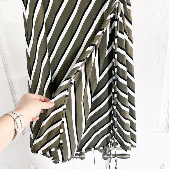 Solid & Striped Ruched Striped Stretch-Jersey Skirt - Picture 6 of 10